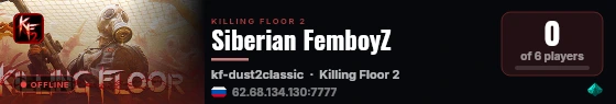 Siberian FemboyZ live status badge