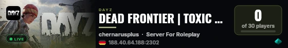 DEAD FRONTIER | TOXIC HORIZON RO live status badge
