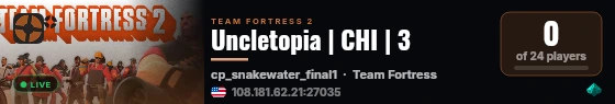 Uncletopia | CHI | 3 live status badge