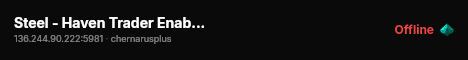 Steel - Haven Trader Enabled - X10 Loot - High Loot #2 live status badge