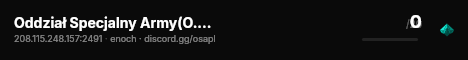 Oddział Specjalny Army(O.S.A)[Polska] - discord.gg/osapl live status badge