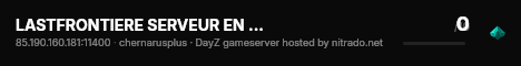 LASTFRONTIERE SERVEUR EN PREPARATION live status badge