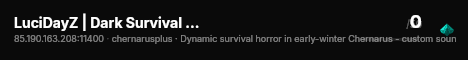 LuciDayZ | Dark Survival PVP/PVE - Traders - Missions - Custom live status badge