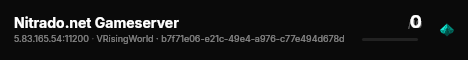 Nitrado.net Gameserver live status badge