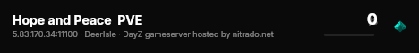 Hope and Peace  PVE live status badge