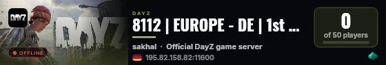 8112 | EUROPE - DE | 1st Person Only live status badge