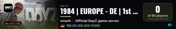 1984 | EUROPE - DE | 1st Person Only live status badge