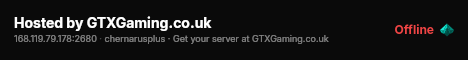 Hosted by GTXGaming.co.uk live status badge
