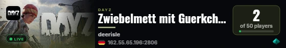 Zwiebelmett mit Guerkchen [DEERISLE] GER|PVE|ONLY live status badge
