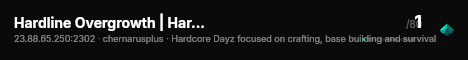 Hardline Overgrowth | HardcorePvP | WIPED 8/8 live status badge