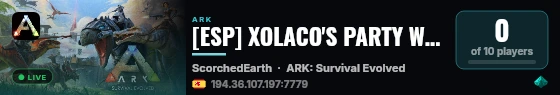 [ESP] XOLACO'S PARTY WORLD [CLUSTER] - (v361.7) live status badge