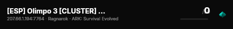 [ESP] Olimpo 3 [CLUSTER] [PVE] - (v361.7) live status badge