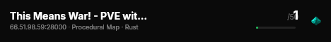 This Means War! - PVE with PVP Zones | 3 Month Wipe Cycle live status badge