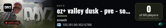 ez+ valley dusk - pve - solo/duo - pvpve | Livonia live status badge