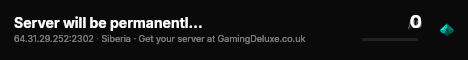 Server will be permanently shut down on August 25th live status badge