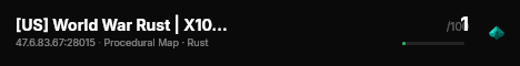 [US] World War Rust | X1000 | Loot++ | No Rules live status badge