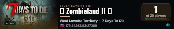 ☢ Zombieland II ☢ live status badge