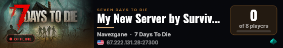 My New Server by SurvivalServers.com | SurvivalServers.com live status badge