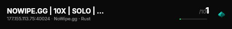 NOWIPE.GG | 10X | SOLO | SEMANAL | WIPE 30/07 live status badge