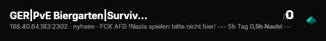 GER|PvE Biergarten|Survival|AI|Hardcore-Start|Nyheim live status badge