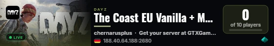 The Coast EU Vanilla + Mods ***COMING SOON*** live status badge
