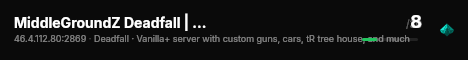 MiddleGroundZ Deadfall | 1PP | Vanilla+ live status badge
