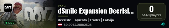 dSmile Expansion DeerIsle 3PP - EU/LV live status badge
