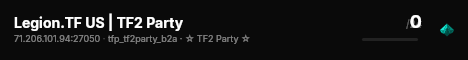 Legion.TF US | TF2 Party live status badge