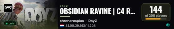 OBSIDIAN RAVINE | C4 RAID | GUNs | EVENTS | PVP | MOD BUILDING live status badge