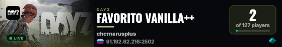 FAVORITO VANILLA++ live status badge