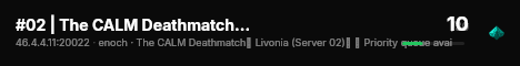 #02 | The CALM Deathmatch | Livonia live status badge