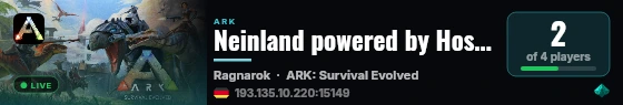 Neinland powered by Host-Unlimited.de - (v361.7) live status badge