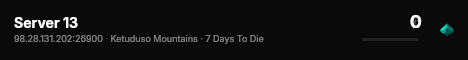 Server 13 live status badge