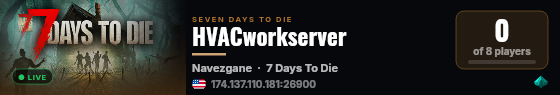 HVACworkserver live status badge