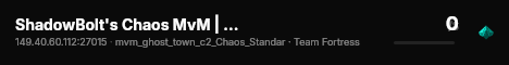 ShadowBolt's Chaos MvM | Server #2 live status badge