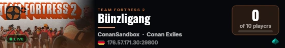 Bünzligang live status badge