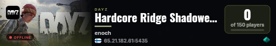 Hardcore Ridge Shadowed — Hardcore — High Fps — Hardcore Mode live status badge