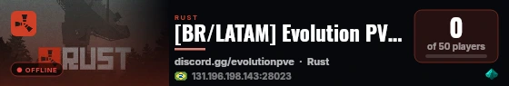 [BR/LATAM] Evolution PVE 10X |Skills|Quests|Raid Bases live status badge