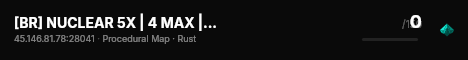 [BR] NUCLEAR 5X | 4 MAX | NO BPS | WIPED: 23/07/2026 live status badge
