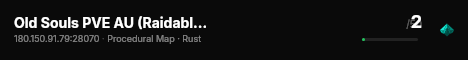 Old Souls PVE AU (Raidable Bases) live status badge