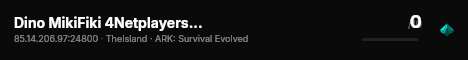 Dino MikiFiki 4Netplayers ARK: Survival Evolved Server - (v361. live status badge