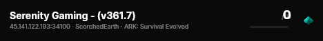 Serenity Gaming - (v361.7) live status badge