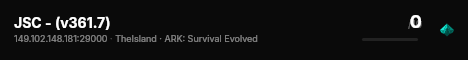 JSC - (v361.7) live status badge