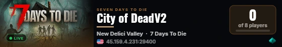 City of DeadV2 live status badge