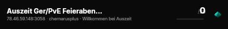 Auszeit Ger/PvE Feierabendserver live status badge