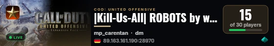 |Kill-Us-All| ROBOTS by www.OVER30Gaming.de live status badge