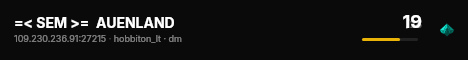 =< SEM >=  AUENLAND live status badge