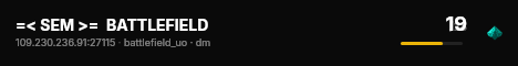 =< SEM >=  BATTLEFIELD live status badge