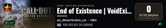 End of Existence | VoidExistence.com live status badge
