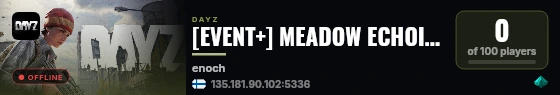 [EVENT+] MEADOW ECHOING | RAIDS | EVENTS | PVE | CHERNO live status badge